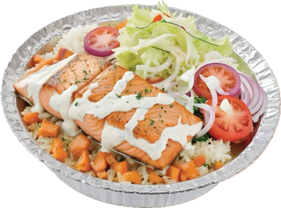 Salmon Over Rice
